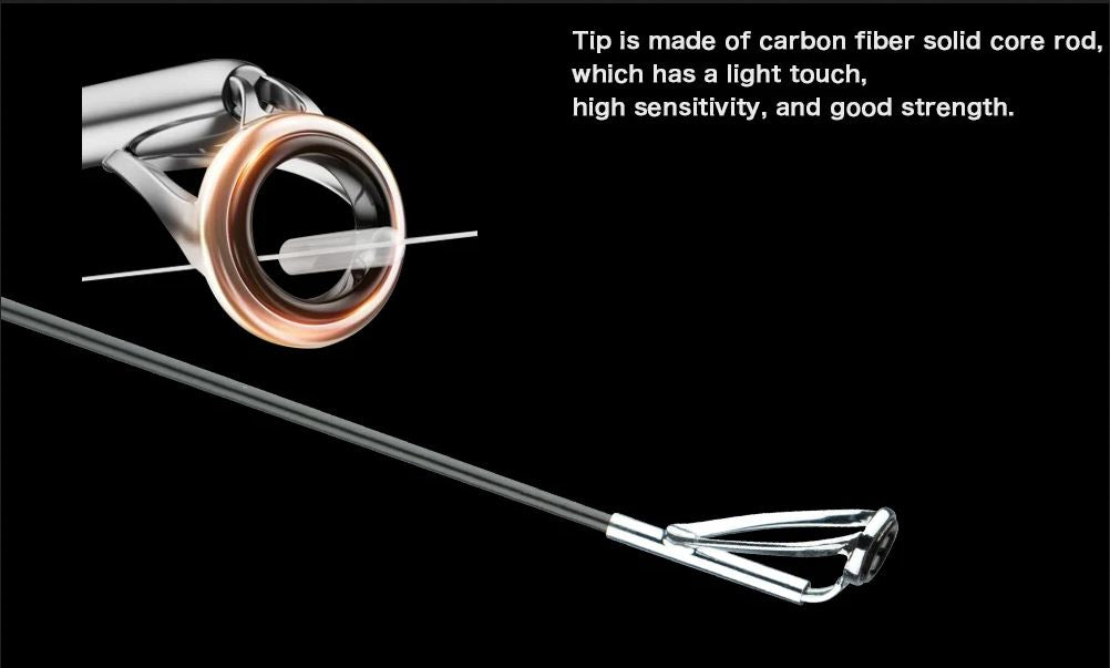 Fishing Rod Ultralight BIUTIFU Traveller Spinning or Casting Carbon Lure Rod 1.8/2.1/ 2.4m