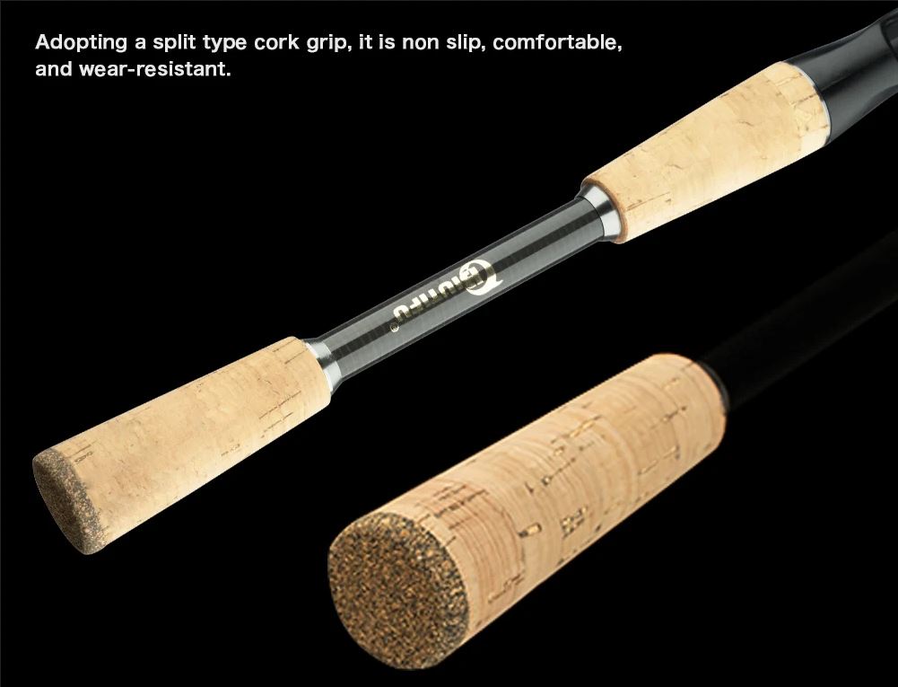 Fishing Rod Ultralight BIUTIFU Traveller Spinning or Casting Carbon Lure Rod 1.8/2.1/ 2.4m