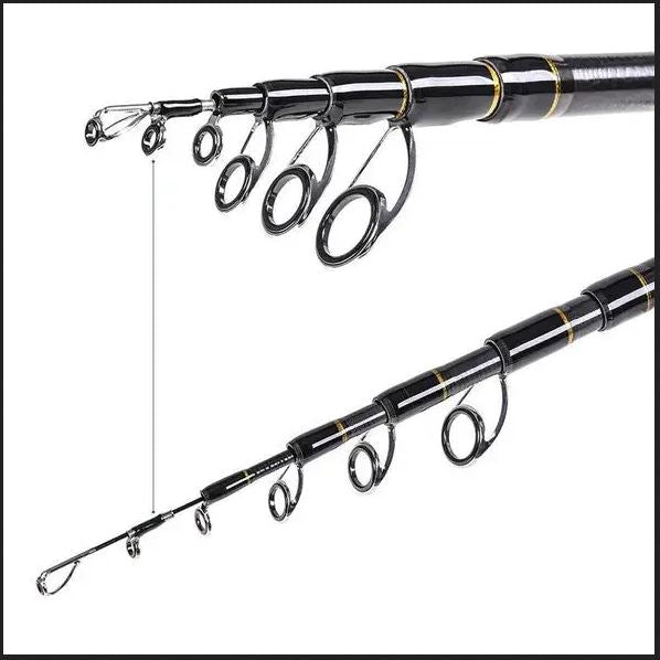 Fishing Rod Telescopic Light-Medium Action Spinning 1.8/2.1/2.4/2.7m Leo Fishing