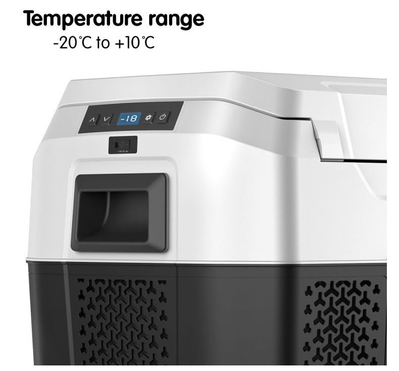 Portable Fridge Cooler Freezer Refrigerator w/ Trolley Kolner 40L