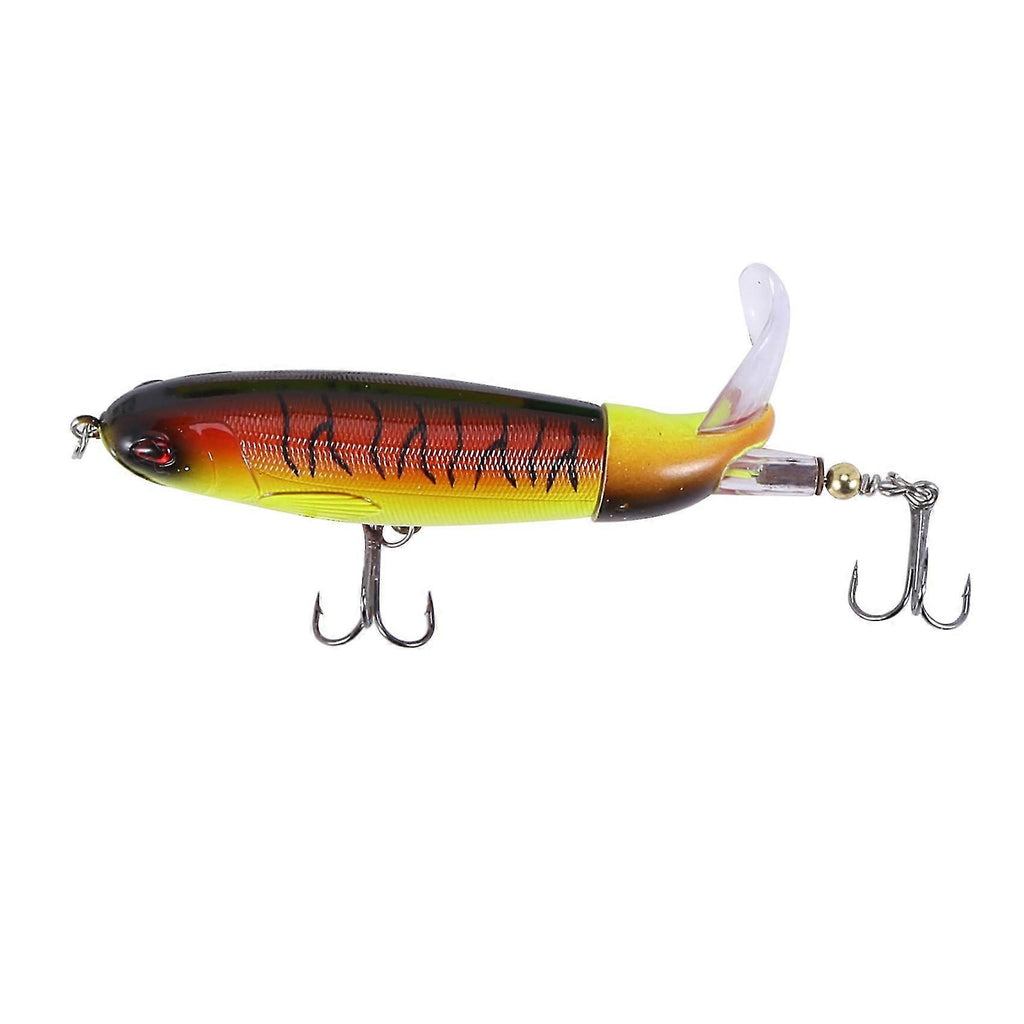 8pcs Whopper Plopper 11cm 15g Floating Popper Fishing Lure Hard Bait Wobbler Rotating
