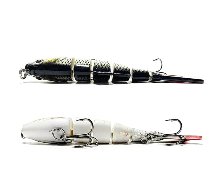 1 x Wohany 6 Segment Swimbait Lure Crank bait Fishing Lure Random Colours!!