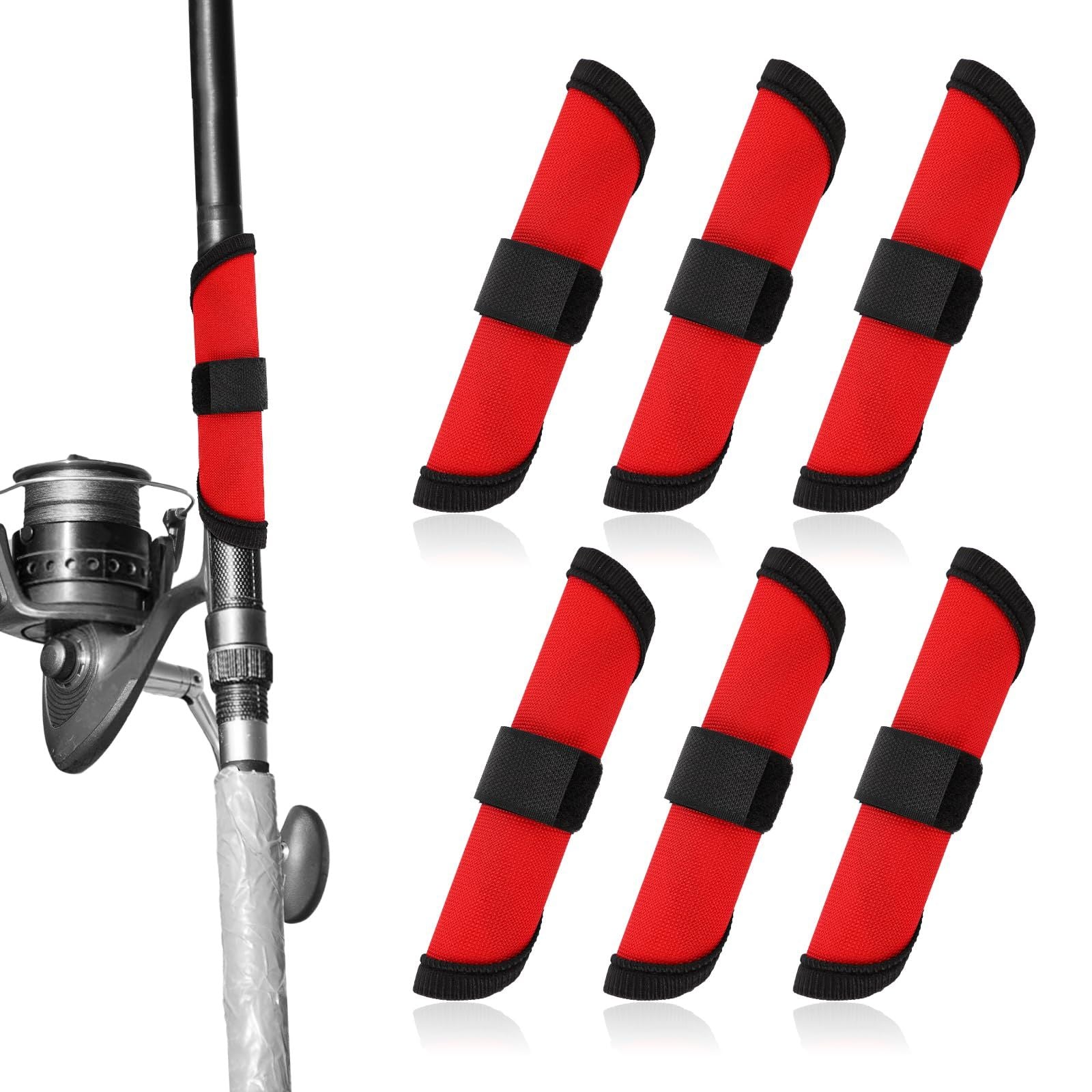 Fishing Rod LURE COVERS 150mm Lure Shield Wrap Easily Cover Rod Lures for ease of storage and safety - 20 Pack