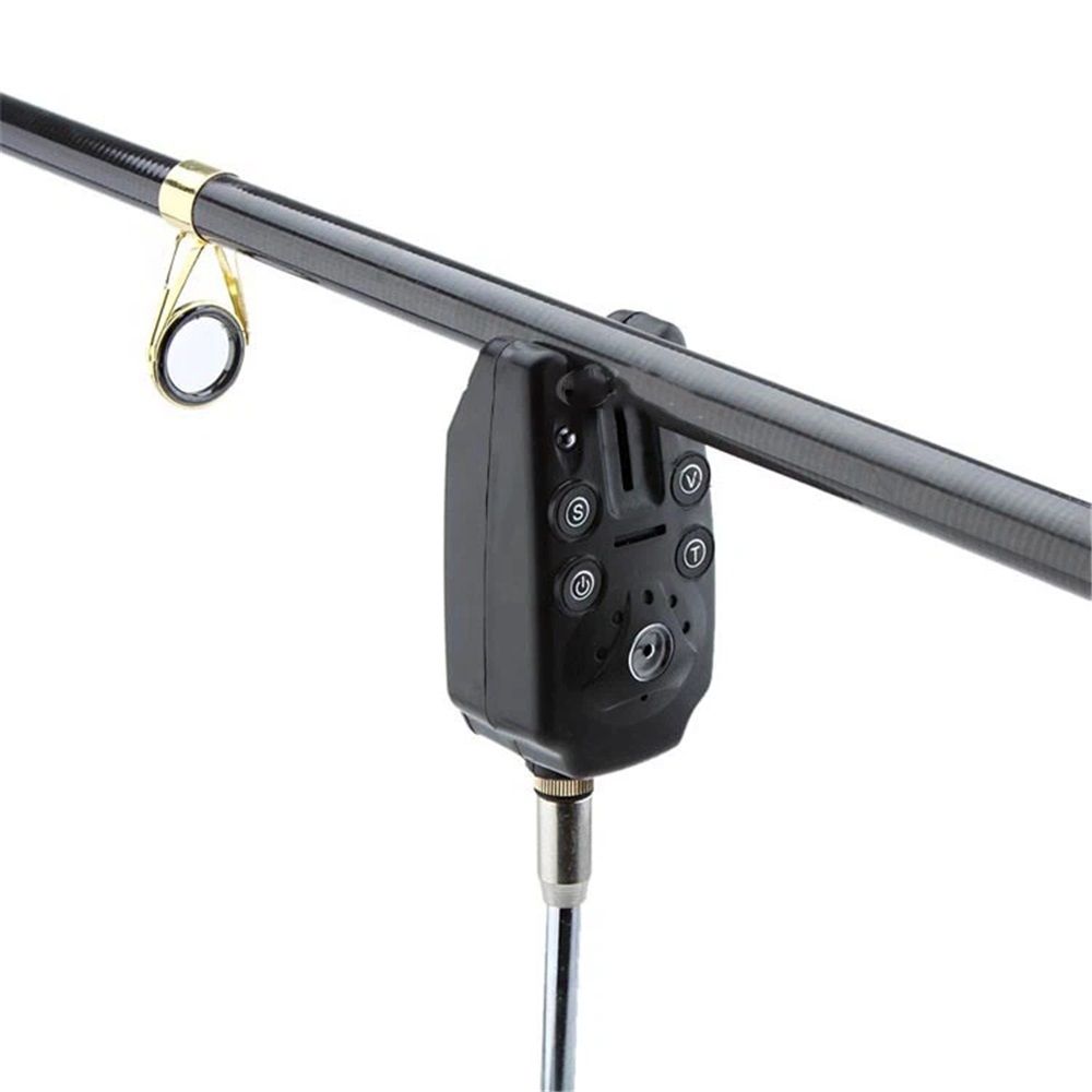 Fishing Bite Alarm Indicator Set LED Fishing Alarms 3 Extendable Aluminium Bank sticks