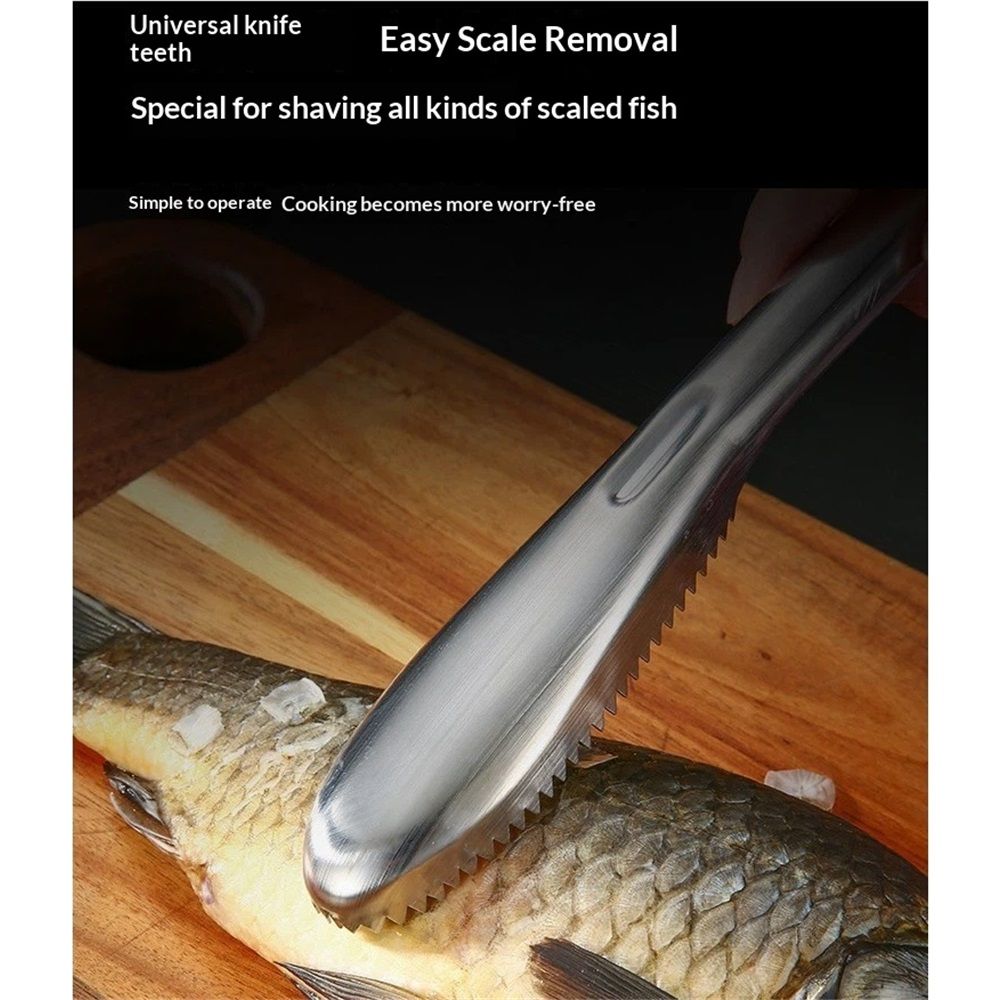 2 Pack Fish Scaler Stainless Steel Sturdy & Portable, Quick & Easy.