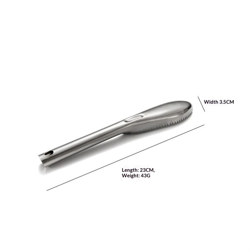 2 Pack Fish Scaler Stainless Steel Sturdy & Portable, Quick & Easy.
