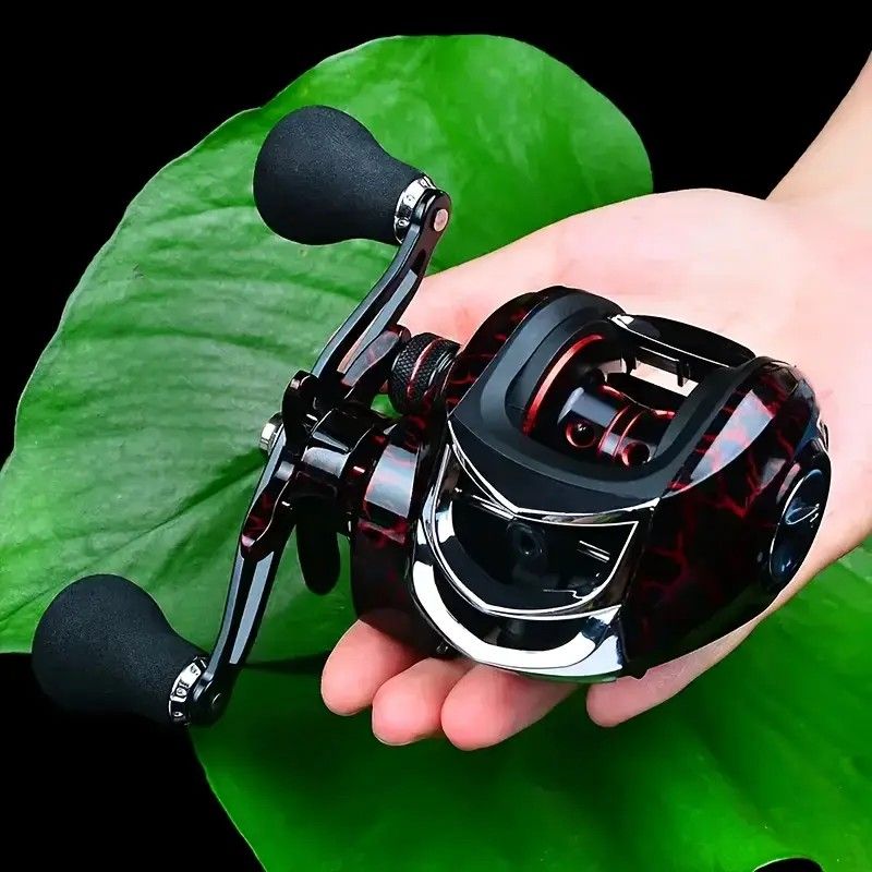 Fishing Reel High Speed Bait casting 18+1BB, Dual Brake System, Max Drag 10kg- Right Handed.