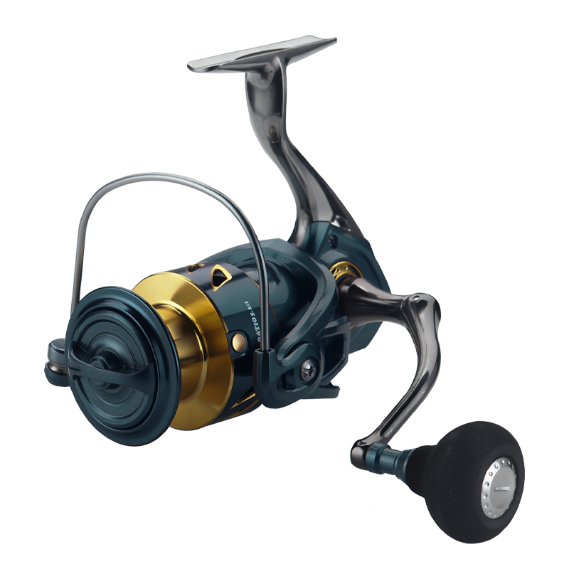 Fishing Reel DEUKIO All-Purpose Spinning 15kg Max Drag + CNC Metal Handle, Zero-Gap Waterproof Design, Ultra-Stable for Landing Big Fish (SA3000