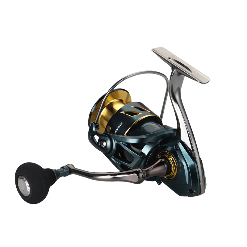 Fishing Reel DEUKIO All-Purpose Spinning 15kg Max Drag + CNC Metal Handle, Zero-Gap Waterproof Design, Ultra-Stable for Landing Big Fish (SA3000