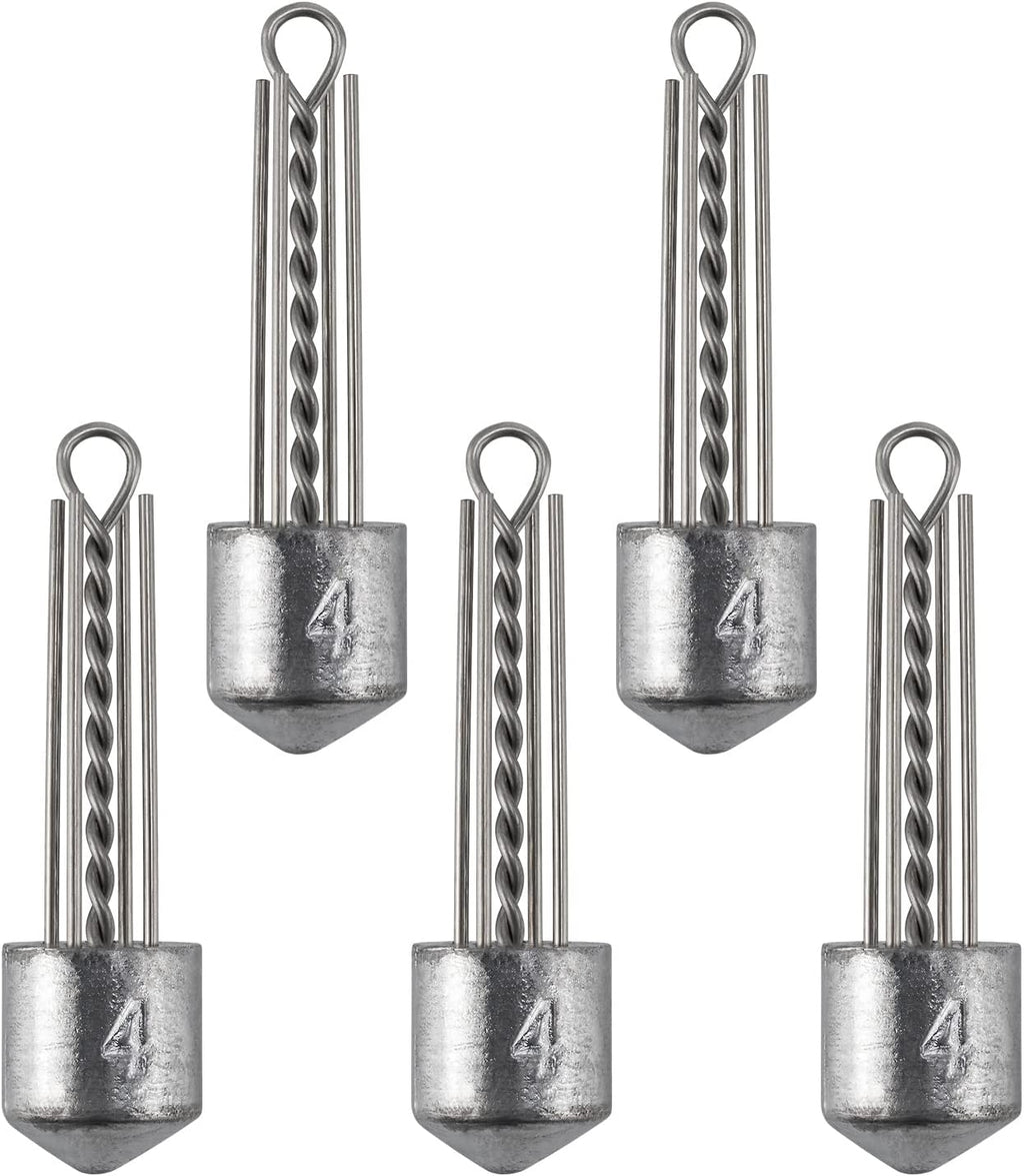5 Pack Spider Surf Fishing Weight Sputnik Sinker #4 - 113g Sea Bottom Holder