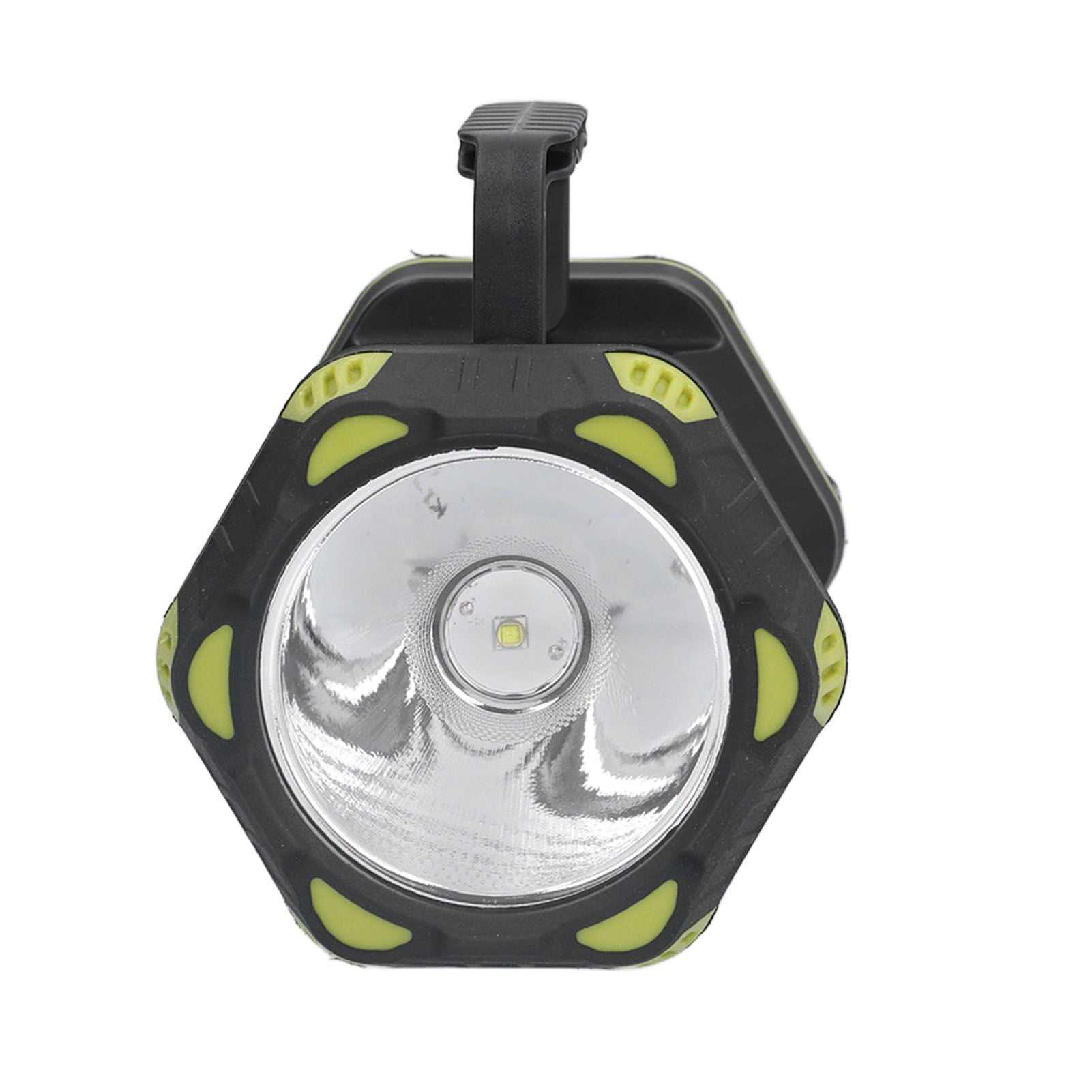 Handheld Flashlight 8 Gears Modes Adjustable Waterproof Rechargeable LED Flashlight with USB Cable for Outdoor Home