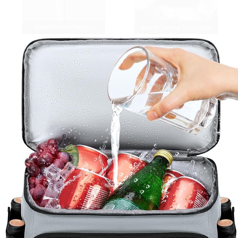 25L Insulated Cooler Backpack Freshness Preservation Backpack - Grey