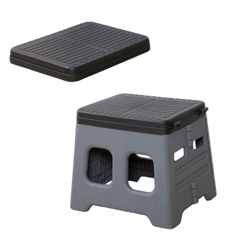 Portable Folding Toilet Seat for Camping and Travel Grey
