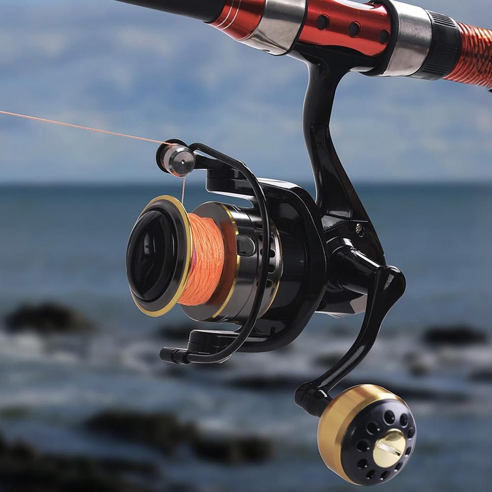 Spinning Fishing Reel HE Series 12 Ball Bearings 10kg Drag - HE5000