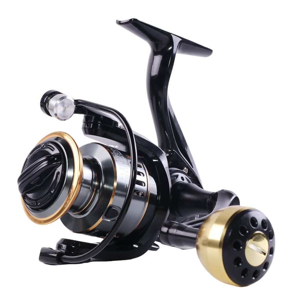 Spinning Fishing Reel HE Series 12 Ball Bearings 10kg Drag - Size: HE6000