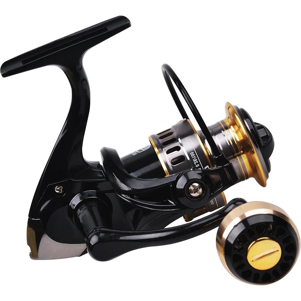 Spinning Fishing Reel HE Series 12 Ball Bearings 10kg Drag - Size: HE6000