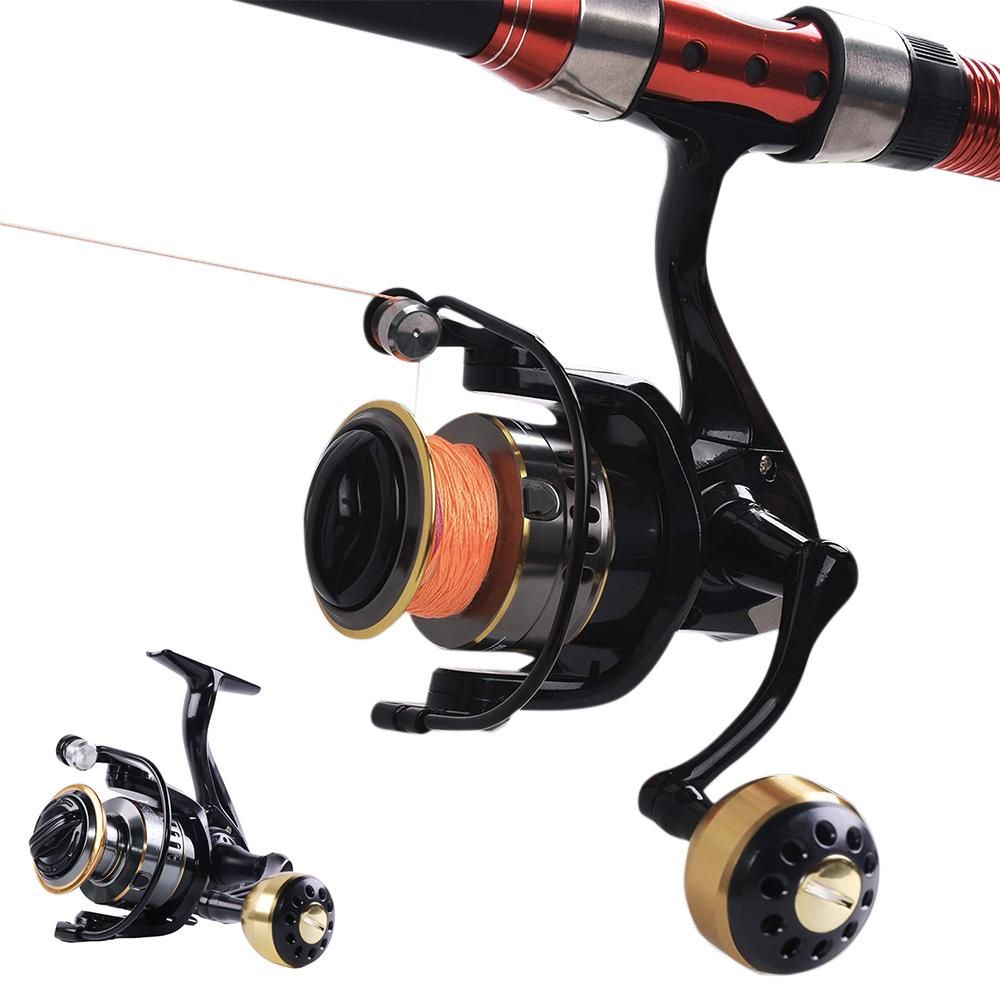 Spinning Fishing Reel HE Series 12 Ball Bearings 10kg Drag - Size: HE7000