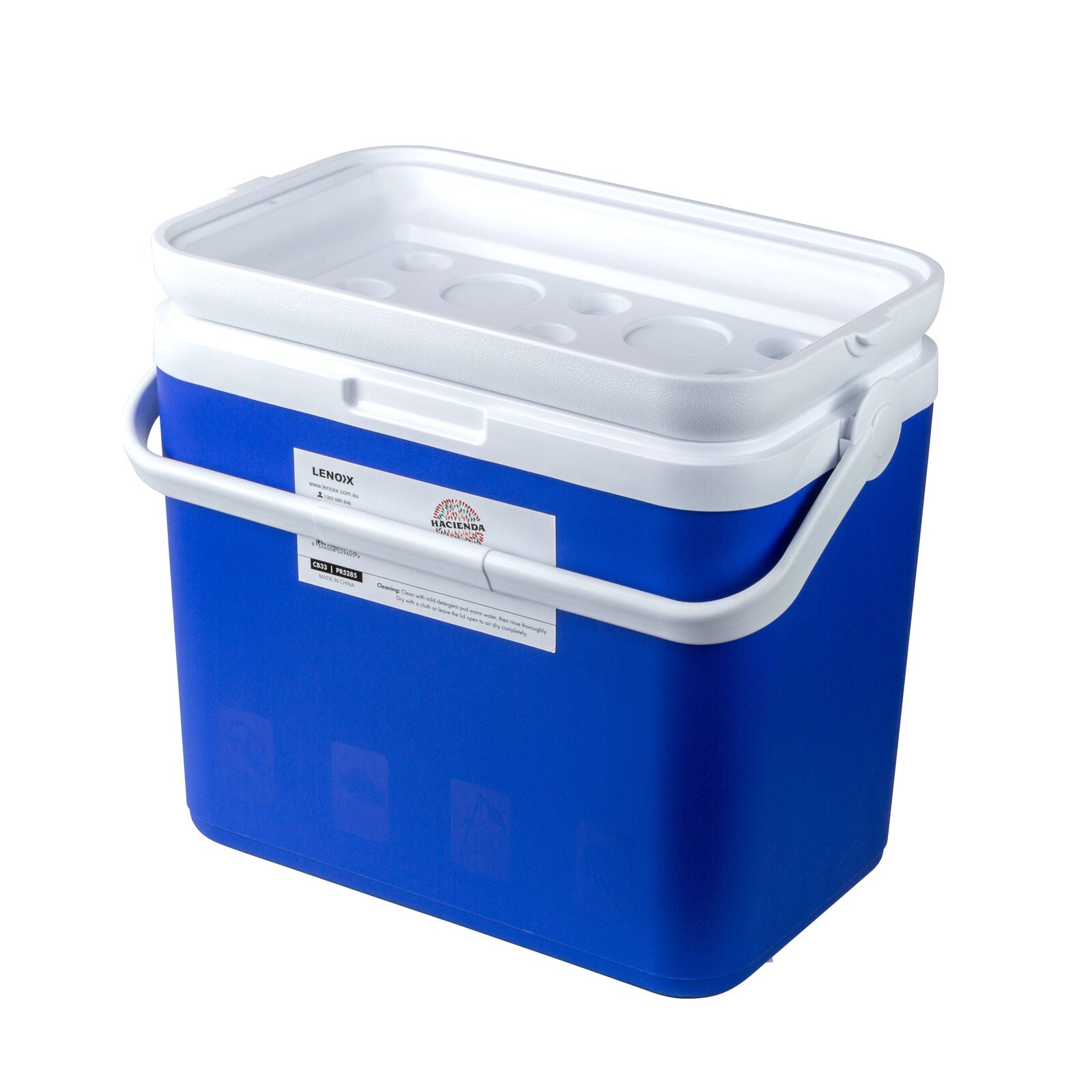 Hacienda 33L Portable Cooler Box Ice Chest for Picnic, Camping, Fishing, Caravan