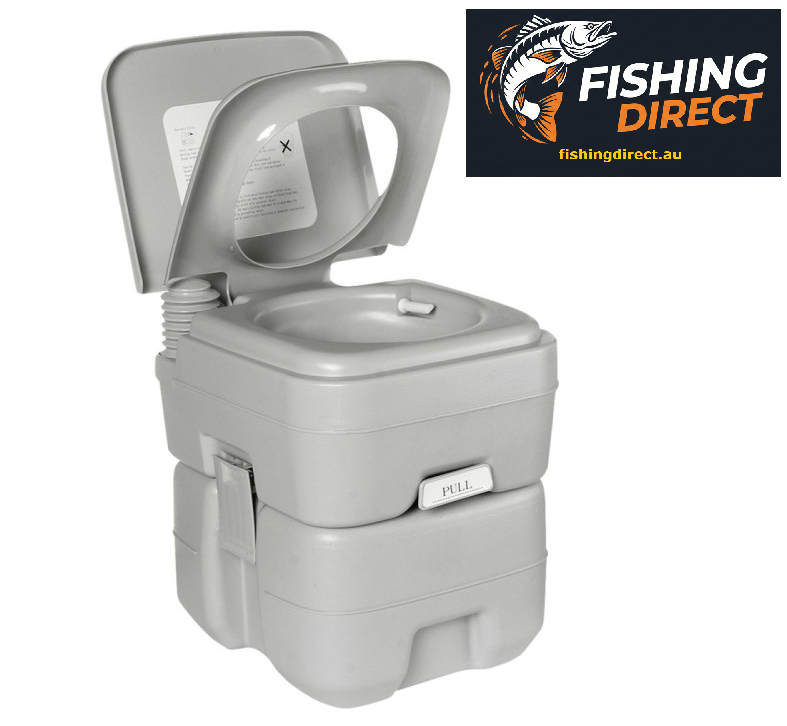 Portable Toilet for Camping, Wallaroo 20Litre Flushing Porta Potty